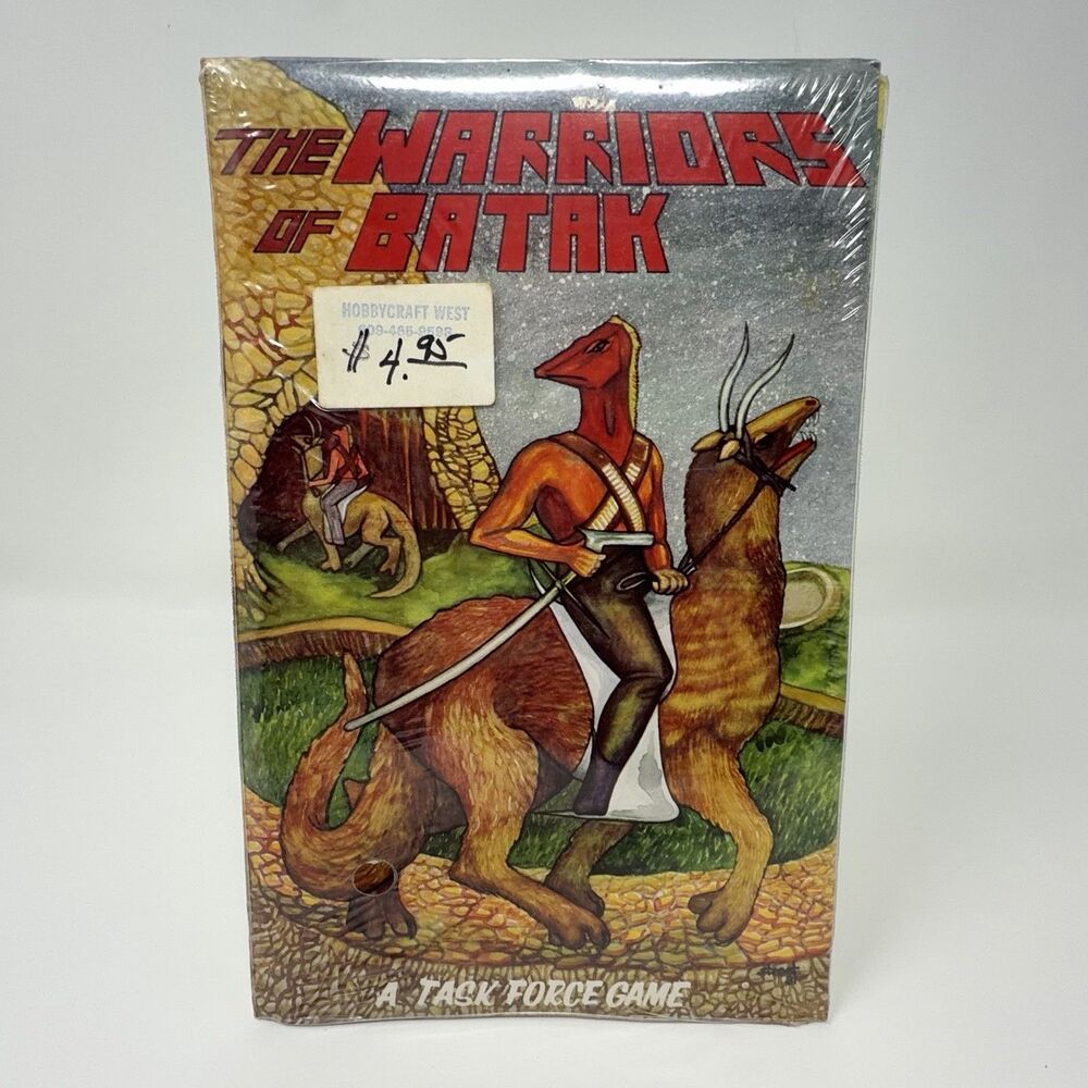 Warriors of Batak Task Force Games 1020 1982 Factory Sealed Board Game NOS